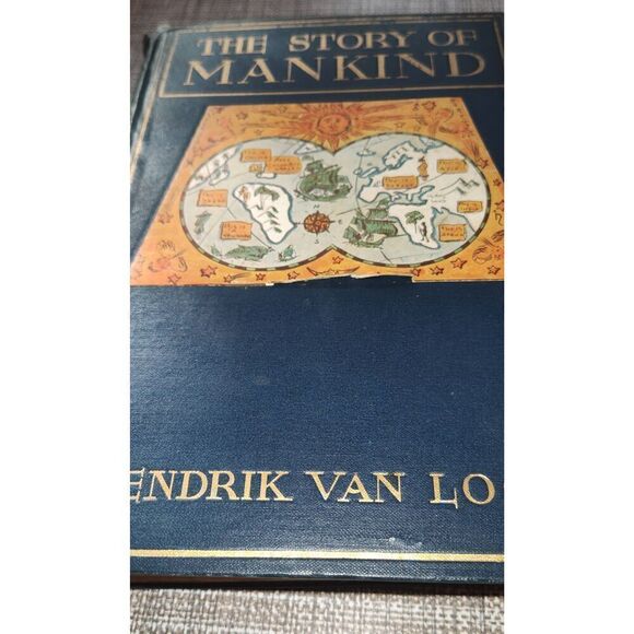 The Story of Mankind by HENDRIK VAN LOON (1922) 1st Edition, Third Printing - Picture 2 of 15